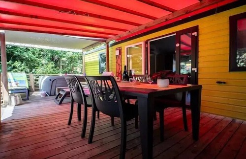 Laroque-des-Alberes Casa | Camping des Albères **** - Casa móvil Premium con aire acondicionado 3 habitaciones 4 personas