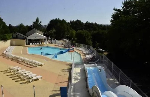 Pont-de-Salars Casa | Camping Les Terrasses du Lac **** - Casa móvil 4 piezas 6/8 personas