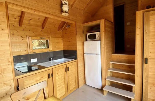 Beaumont-du-Perigord Cabina | Camping Village **** Le Moulin de Surier - Perched Hut 3 habitaciones 6 personas
