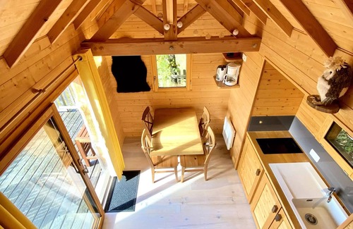 Beaumont-du-Perigord Cabina | Camping Village **** Le Moulin de Surier - Perched Hut 3 habitaciones 6 personas