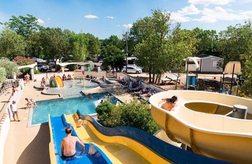 Canet Casa | Camping maeva Club Les Rivières **** - Mobil Home Comfort Plus 2 Rooms 2 People Air-conditioned + TV