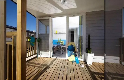 Saint-Paul-en-Born Casa | Camping La Clairière *** - Mobile home confort 3 Habitaciones + 4 Personas