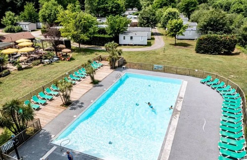 Saint-Paul-en-Born Casa | Camping La Clairière *** - Casa móvil Confort Plus 4 Habitaciones 6 Personas