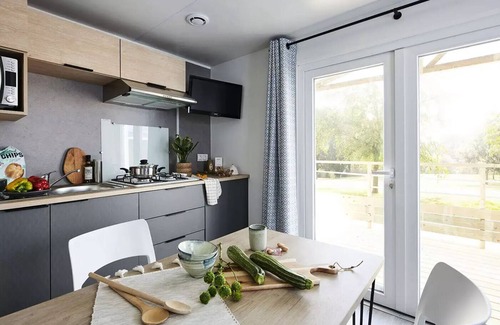 Saint-Paul-en-Born Casa | Camping La Clairière **** - Casa Móvil O'Hara 3 Habitaciones 4 Personas