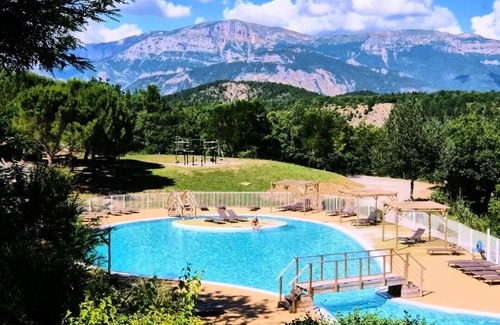 Recoubeau-Jansac Casa | Acampar Couriou **** - Mobile Home Premium 3 habitaciones 4 Personas