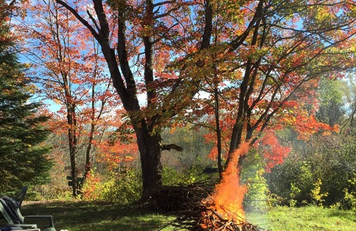 Petoskey Alquiler De RV | camping on private property, feet from river, peaceful setting, lots of nature