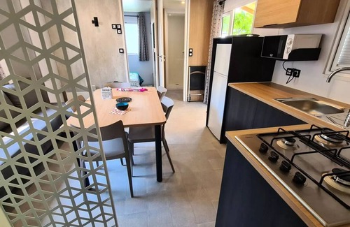 Valensole Casa | Camping Oxygène *** - Mobile Home Texas Standard. 4 rooms 6/8 people Air-conditioned