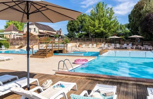 Sainte-Nathalene Casa | Camping Romanée Les Grottes de Roffy**** - Comfort mobile home 4 rooms 6 people