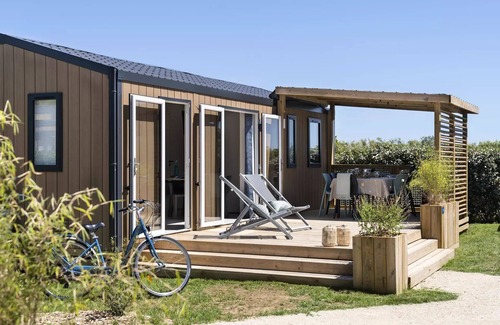 Landevieille Casa | Camping Romanée L'Evasion**** - Premium 4-room mobile home for 6 people