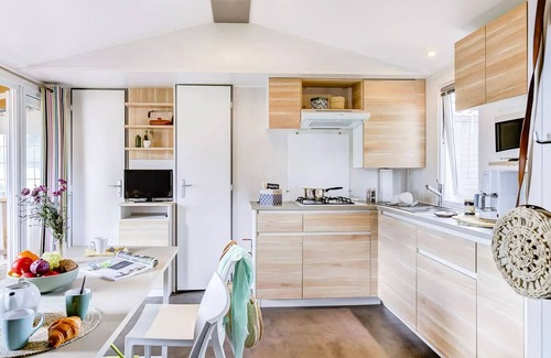 Landevieille Casa | Camping Romanée L'Evasion**** - Mobile home CONFORT - 3 bedrooms - Clim. 6 persons