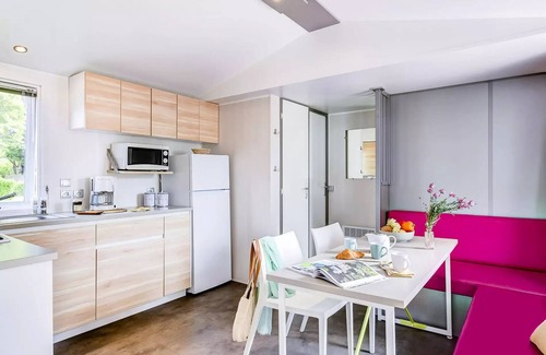 Landevieille Casa | Camping Romanée L'Evasion**** - Mobile home CONFORT - 3 bedrooms - Clim. 6 persons