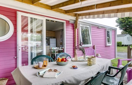 Landevieille Casa | Camping Romanée L'Evasion**** - Mobile home CONFORT - 3 bedrooms - Clim. 6 persons