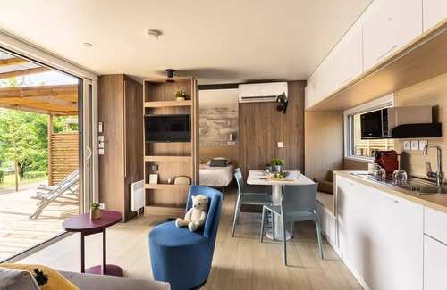 Crach Casa | Camping Romanée Le Fort Espagnol **** - Exclusive mobile home + private 4-room spa for 6 people