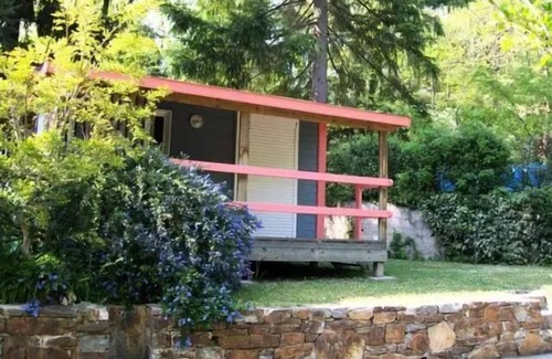 Saint-Jean-du-Gard Chalet De Esquí | CAMPING SOURCES *** - Chalet CONFORT LUXE with terrace and air conditioning 5 persons