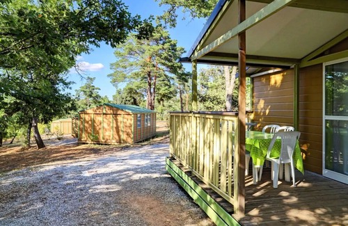 Esparron-de-Verdon Casa | Camping Ushuaia Villages le Lavandin *** - Bungalow Verdon 7 places 7 people
