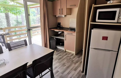 Ucel Chalet De Esquí | Camping Ushuaïa Villages les Pins d'Ucel **** - GENET - Chalet 21.5m² + TV 4 people