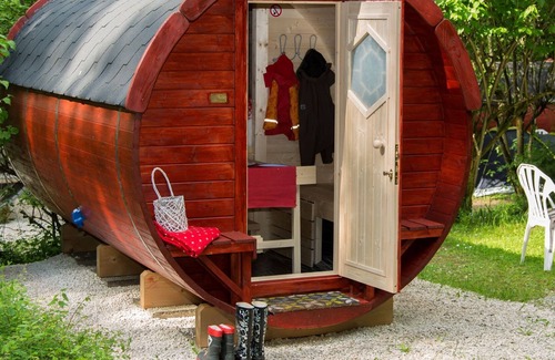 Pleinfeld Cabina | Campingfass - Waldcamping Brombach