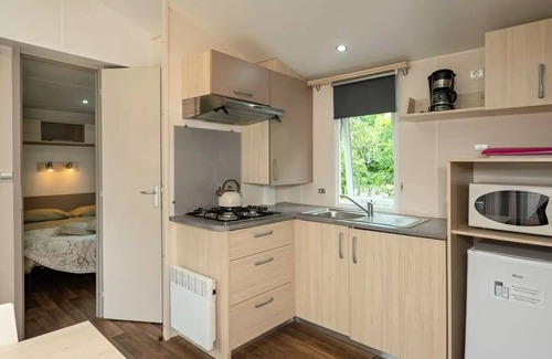 Saint-Antonin Noble Val Casa | Camping Les 3 Cantons **** - Mobil home Loggia 3 habitaciones 4 personas