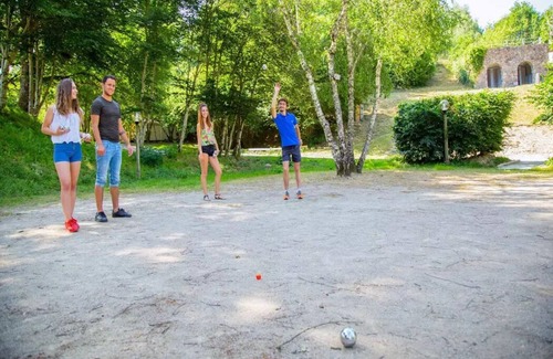 Saint-Amans-des-Cots Casa | Campsite Domaine des Tours**** - Comfort XL 3-room mobile home 4 adults + 2 children