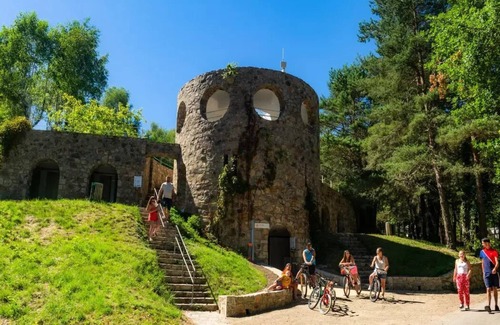 Saint-Amans-des-Cots Casa | Campsite Domaine des Tours**** - Comfort XL 3-room mobile home 4 adults + 2 children