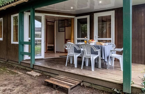 Badefols-sur-Dordogne Chalet De Esquí | Campsite maeva Getaways Les Bö-Bains **** - Chalet Motel 3 Rooms 4/6 People Air-conditioned 2 SdB