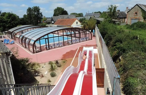 Cahagnolles Casa | Campsite L'Escapade - Taos Mobile Home 4 Rooms 2 Bathrooms 6 People Air Conditioned