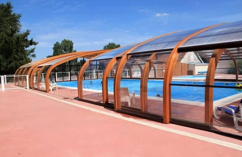 Cahagnolles Casa | Campsite L'Escapade - Taos Mobile Home 4 Rooms 2 Bathrooms 6 People Air Conditioned