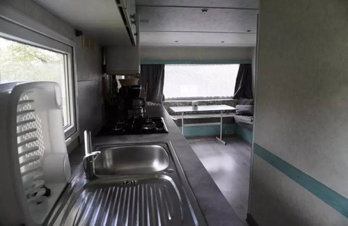 Miribel-les-Echelles Casa | Campsite Le Balcon De Chartreuse *** - Mobil home Mélisse 3 people