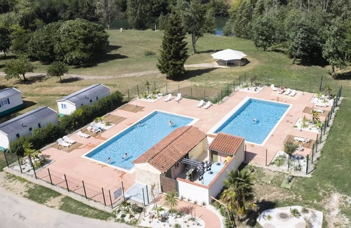 Mazeres Casa | Camping La Bastide *** - Tienda amueblada Cyrus 3 habitaciones 4 personas sin baño