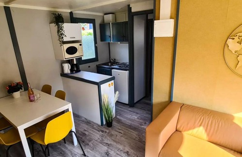 Souillac Chalet De Esquí | Camping La Draille - Chalet Dordogne 3 habitaciones 5 personas