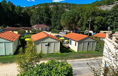 Souillac Chalet De Esquí | Camping La Draille - Chalet Dordogne 3 habitaciones 5 personas