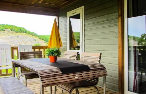 Souillac Chalet De Esquí | Camping La Draille - Chalet Belvedere 3 habitaciones para 6 personas