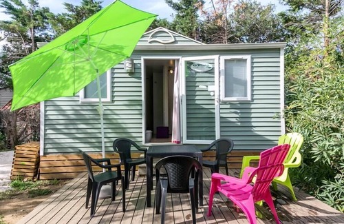 Nefiach Casa | Camping La Garenne *** - Casa móvil Eco 3 habitaciones 2/4 personas