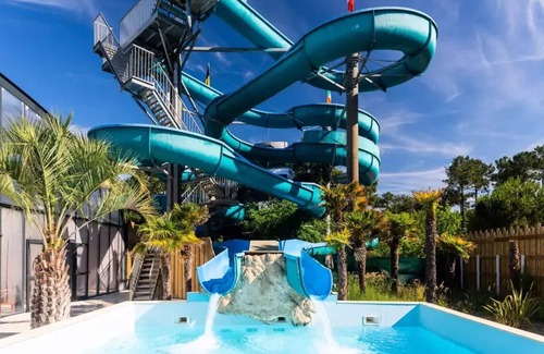 Les Mathes Casa | Campsite La Pinède***** - Premium 3-room mobile home for 4 people Air-conditioned + TV