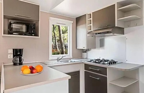 Houlgate Casa | Campsite La Vallée***** - Mobile home Comfort XL 3 rooms 4 people - TV