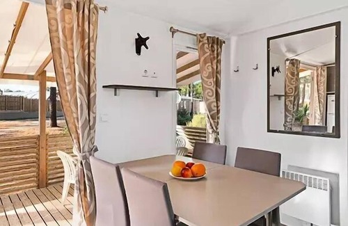 Houlgate Casa | Campsite La Vallée***** - Mobile home Comfort XL 3 rooms 4 people - TV