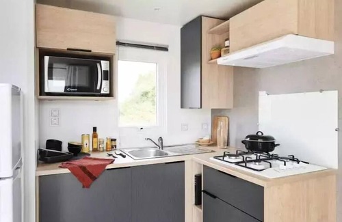 Balleroy Casa | Campsite Le Clos de Balleroy *** - Mobil Home Lodge 83 Comfort plus 3 bedrooms - 28 m2 + integrated terrace of 8 m 6 people