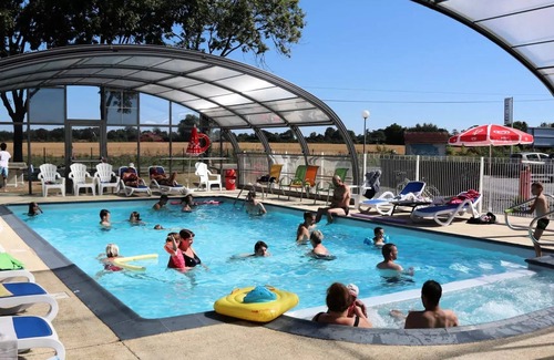 Balleroy Casa | Campsite Le Clos de Balleroy *** - Mobil Home Lodge 83 Comfort plus 3 bedrooms - 28 m2 + integrated terrace of 8 m 6 people