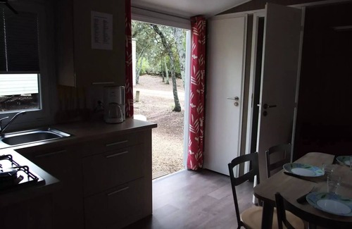 Junas Casa | Campsite Les Chênes *** - MOBILE HOME Comfort - 2 ch - 26.52m2 / Oak Green 4 people