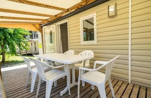 Torreilles-Plage Casa | Campsite Les Dunes***** - Classic 3-room mobile home for 4 people Air-conditioned