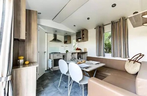 Torreilles-Plage Casa | Campsite Les Dunes***** - Mobil-home Classic 3 rooms 4 people air conditioned