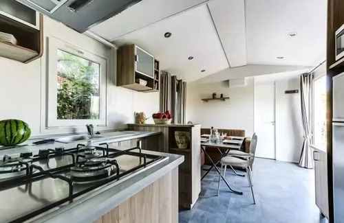 Torreilles-Plage Casa | Campsite Les Dunes***** - Mobil-home Classic 3 rooms 4 people air conditioned