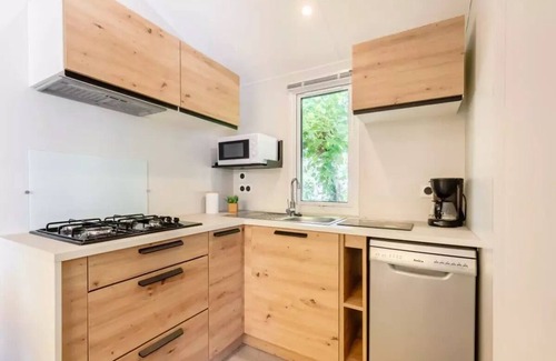 Bois-de-Cene Casa | Camping Le Bois Joli *** - Casa móvil 3 habitaciones 4 personas