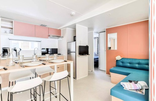 Crach Casa | Campsite Romanée Le Fort Spanish **** - Mobile home Premium 4 rooms 6 people air-conditioned