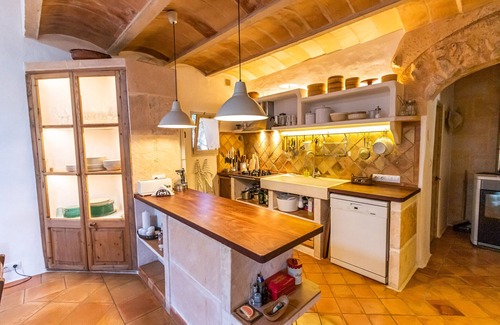 Santanyí Villa | Can Blai Blai finca con jardín, vistas y piscina