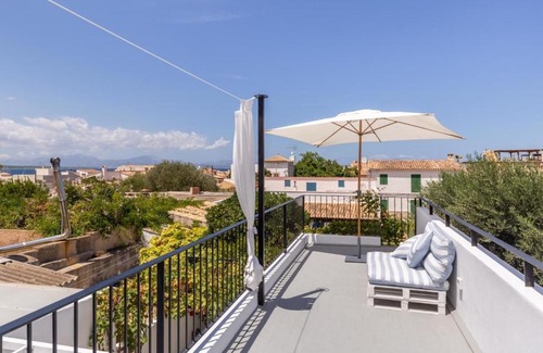 Colonia de Sant Pere Casa | Can Miquel Beautiful family house with pool next to the beach