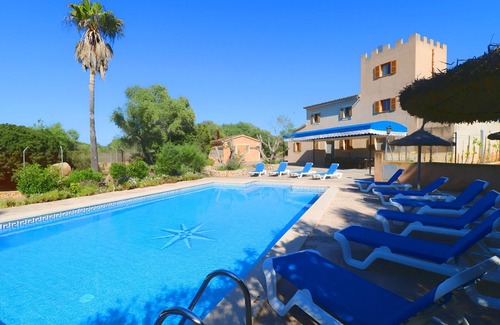 Campos Villa | Can Palea 407 finca con piscina privada con jardín, terraza, barbacoa y WiFi