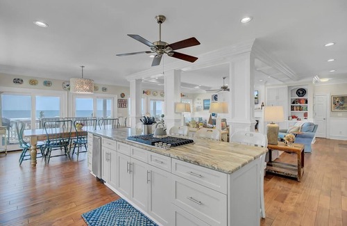 Isle of Palms Casa | Can't Top This, 706 Ocean Boulevard|Oceanfront|Sleeps 25|Private Pool|Fantastic Amenities and Dec...