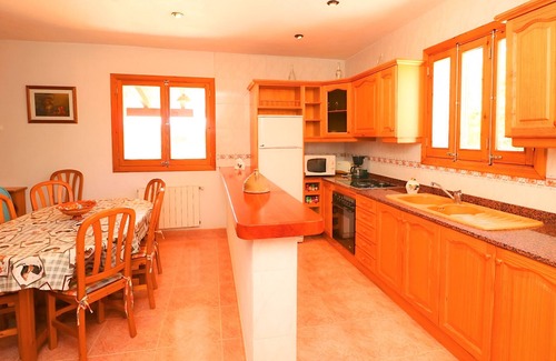 Campos Villa | Can Toni 403 tradicional finca con piscina privada, aire acondicionado, gran jardín y WiFi