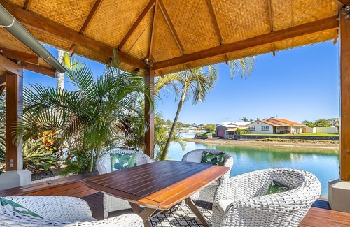 Maroochydore Casa | Canal Front family Home with expensive undercover outdoor area and pool